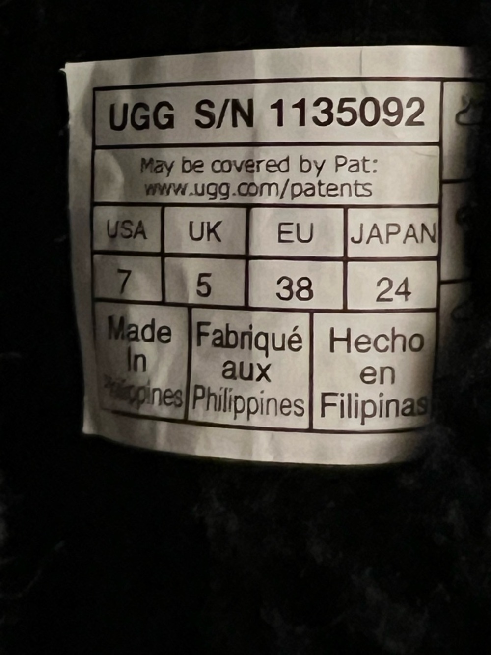 UGG Women's Classic Ultra Mini Platform boots in black suede. Size 7. - Picture 3 of 5